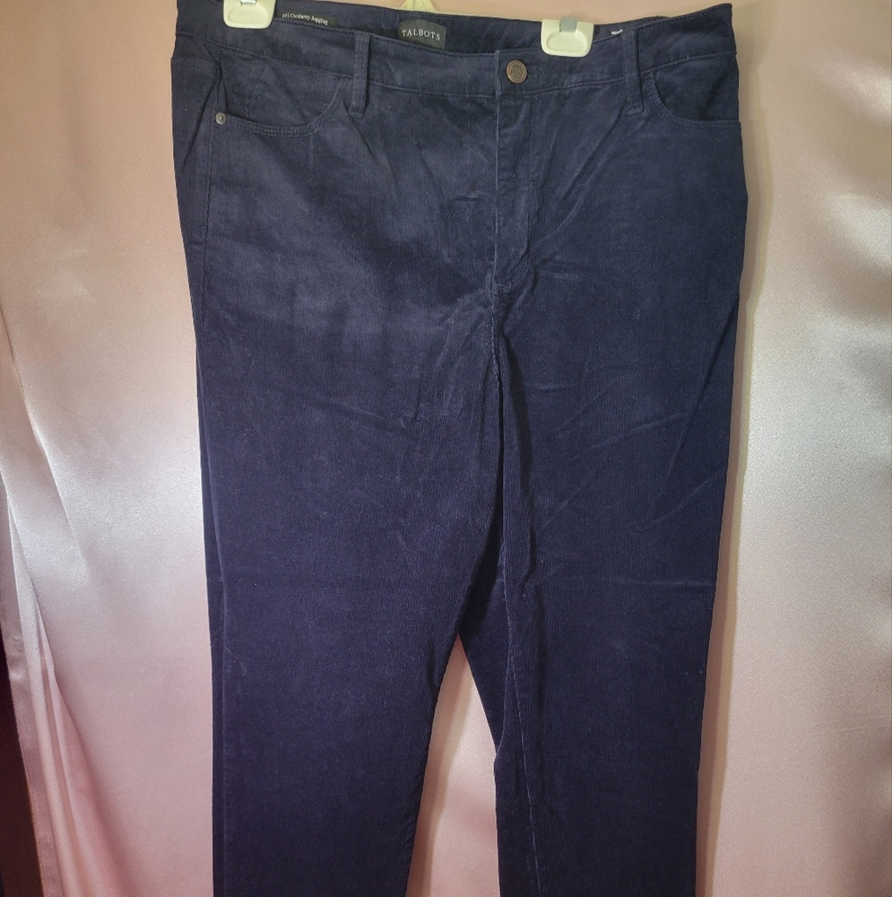 Talbots Dark Blue Corduroy Jeggings